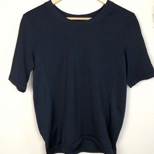 Athleta | Ribbed Crew Neck T-Shirt